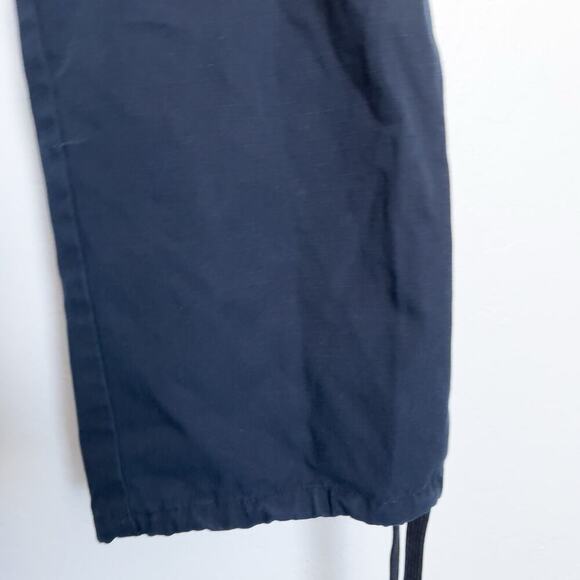 5.11 Tactical Pants Mens Large Cargo Ripstop Pants Navy Blue Black Drawstring - Picture 4 of 11